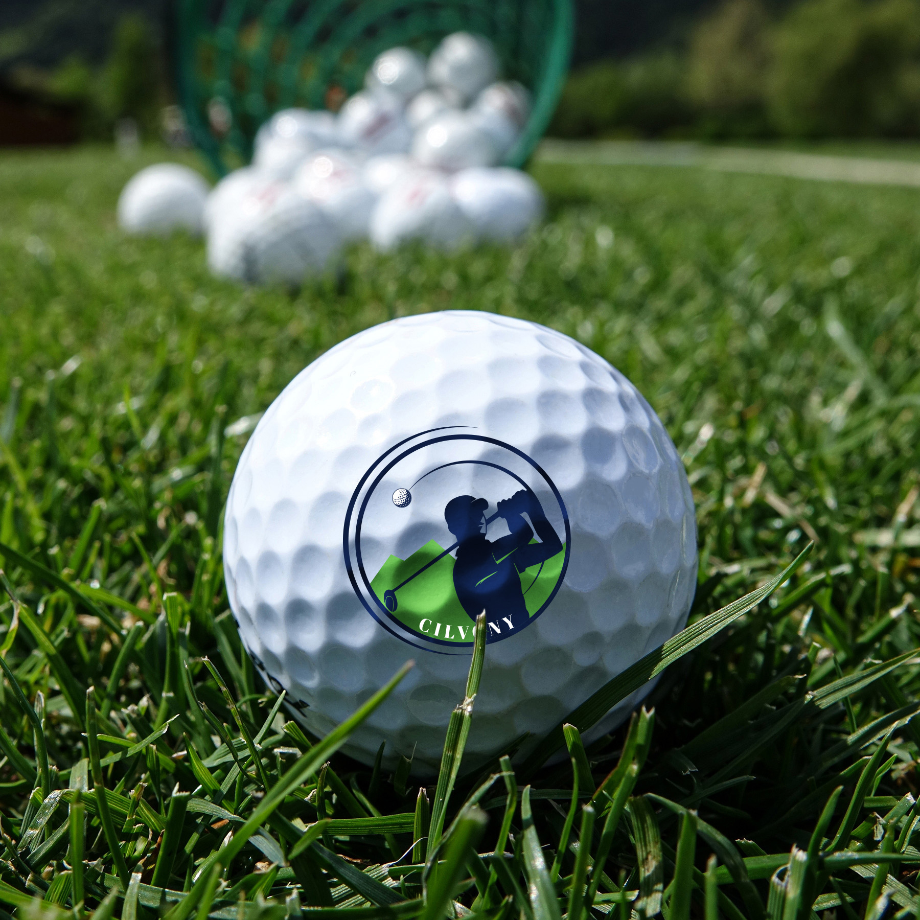 3-Pack Practice Golf Balls w/ Clear Tube 1