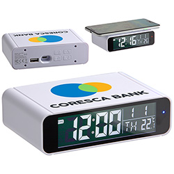 Twilight Digital Alarm Clock with 5W Wireless Charger 4