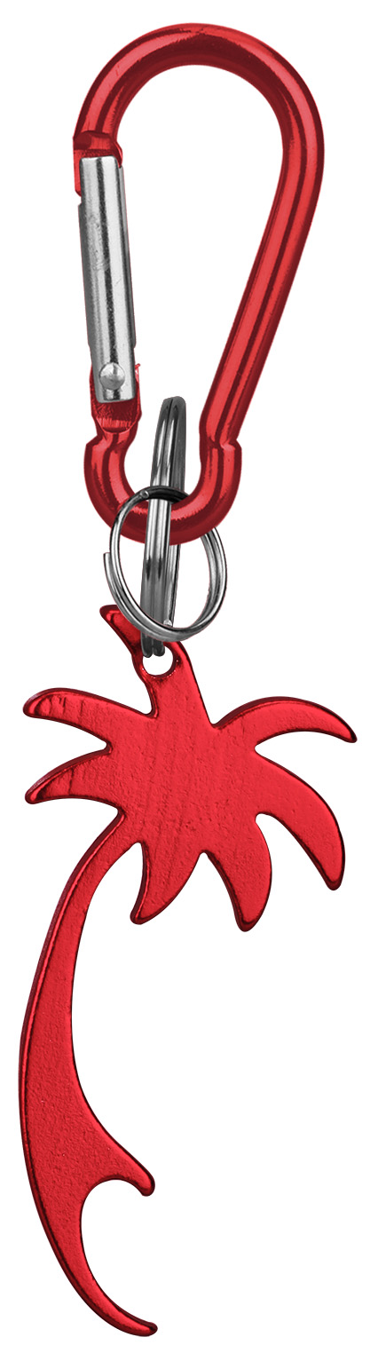 Palm Tree Shaped Bottle Opener Key Holder and Carabiner 5