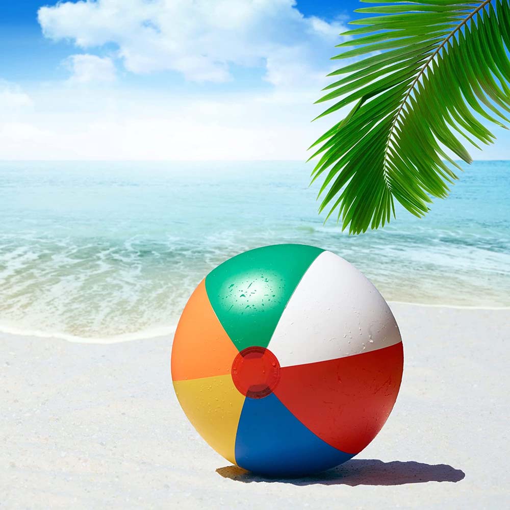 12" Outdoor 6 Color Beach Ball 2