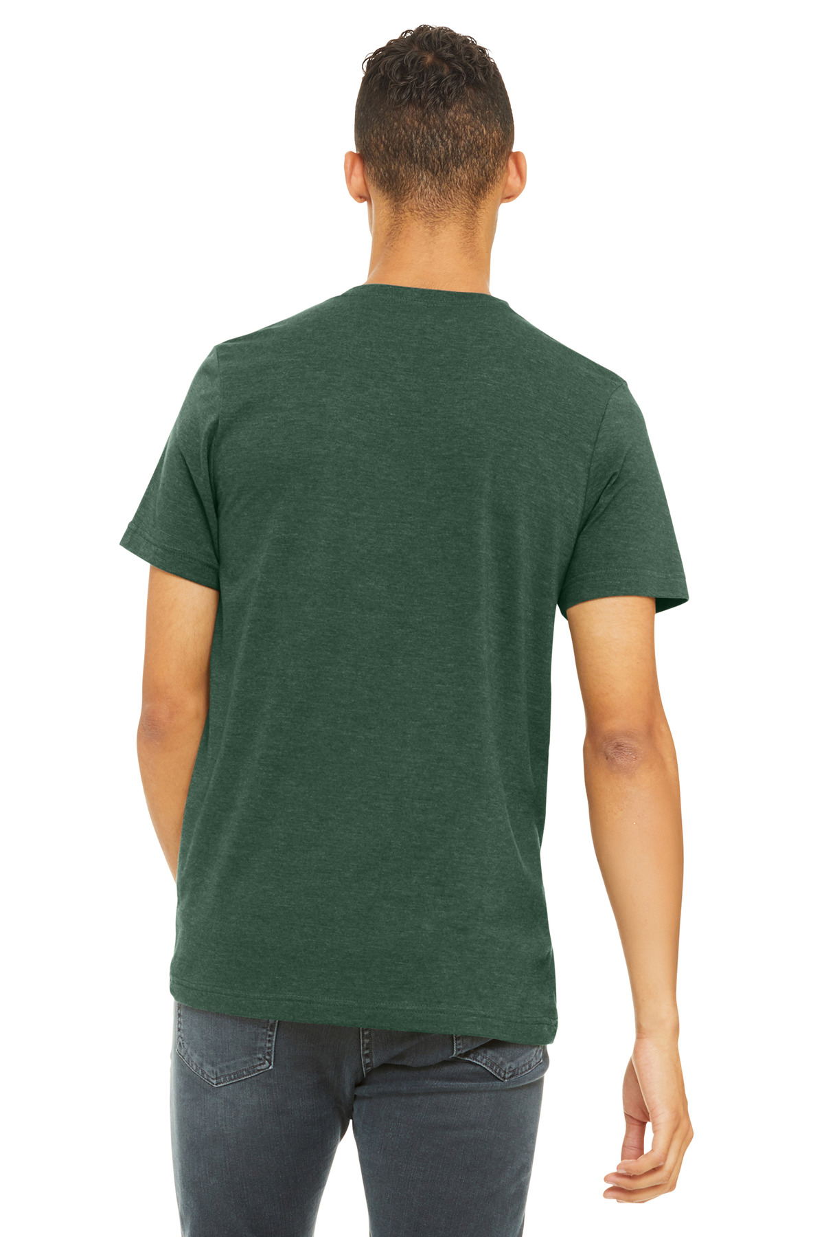 BELLA+CANVAS Unisex Heather CVC Short Sleeve Tee. BC3001CVC 260