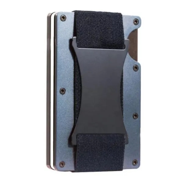 RFID Blocking Aluminum Wallet for Credit Cards 1