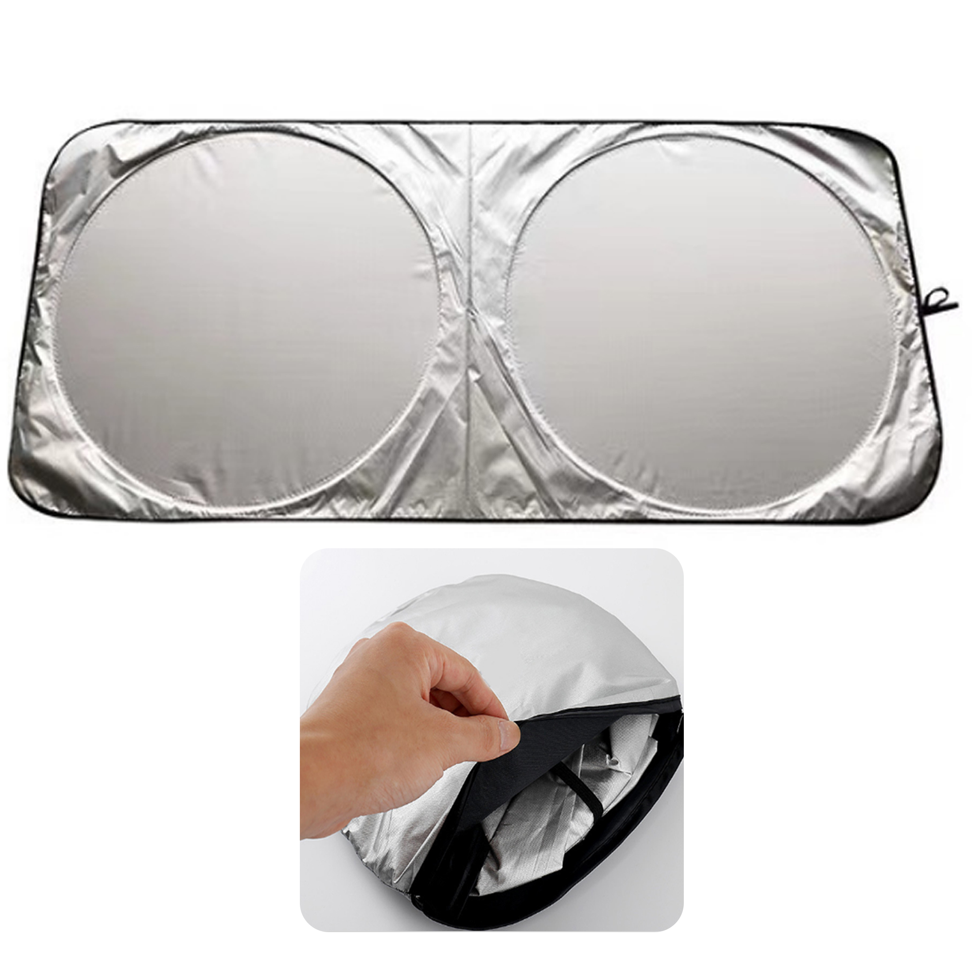 MOQ 30 PCS Durable Foldable Car Sun Shade 3