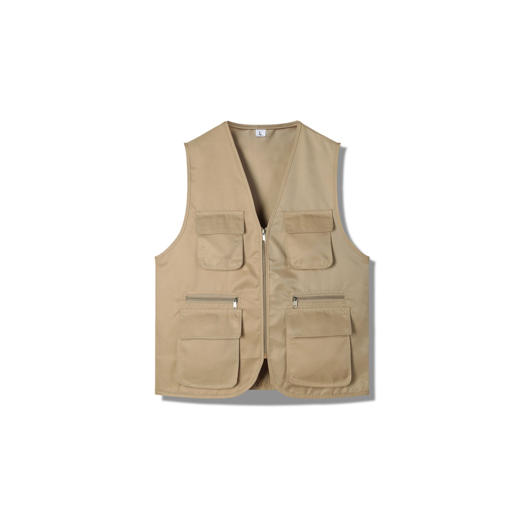 Multi-Pocket Work Clothes Vest Volunteer Vest 8