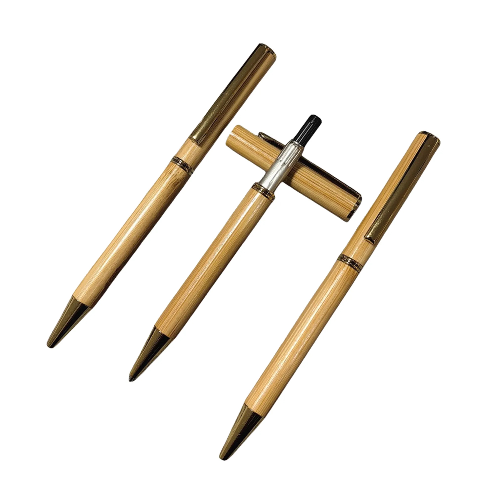 Natural Bamboo Twist Ballpoint Pen 2