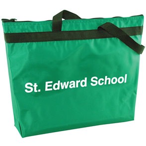 Nylon Zippered Tote w/Gusset 12