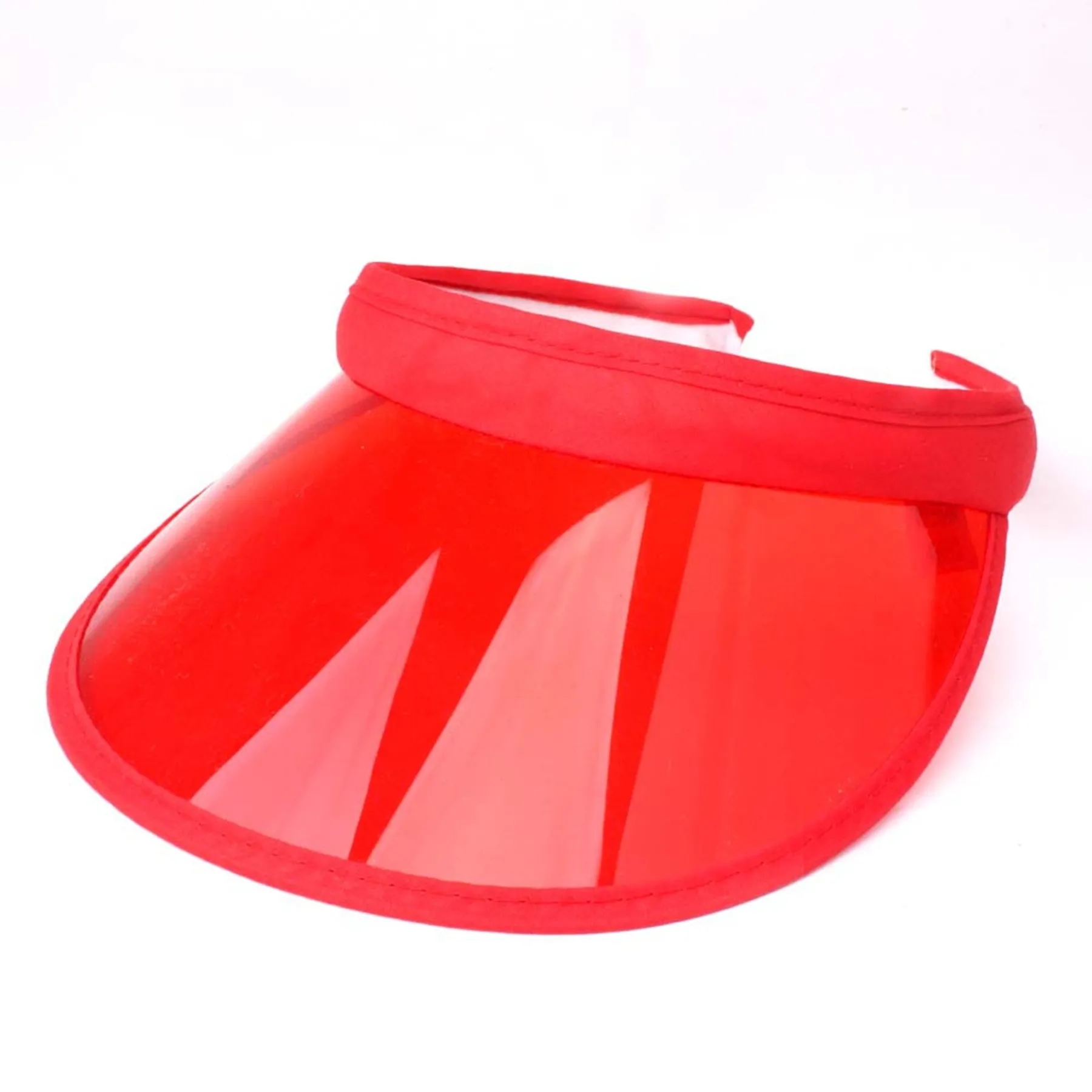 Unisex PVC Clear Sun Visors Cap 6