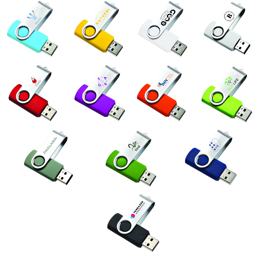 8GB Swivel USB Memory Flash Drive 11