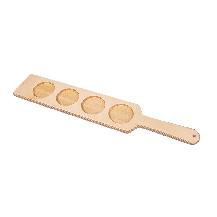 Plywood Sampler Paddle - 4 Pocket 4