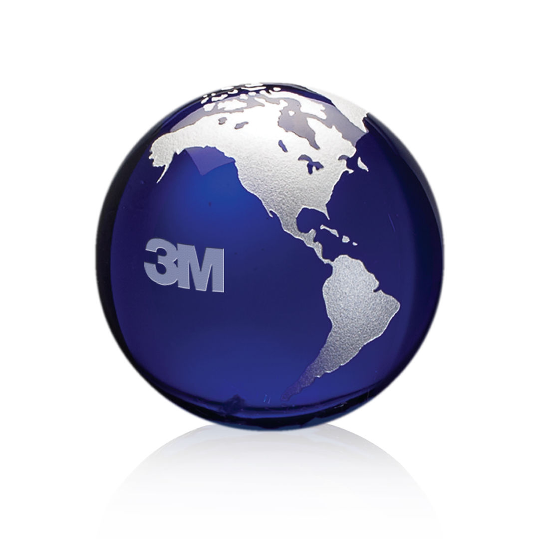 Globe Paperweight - Blue 17