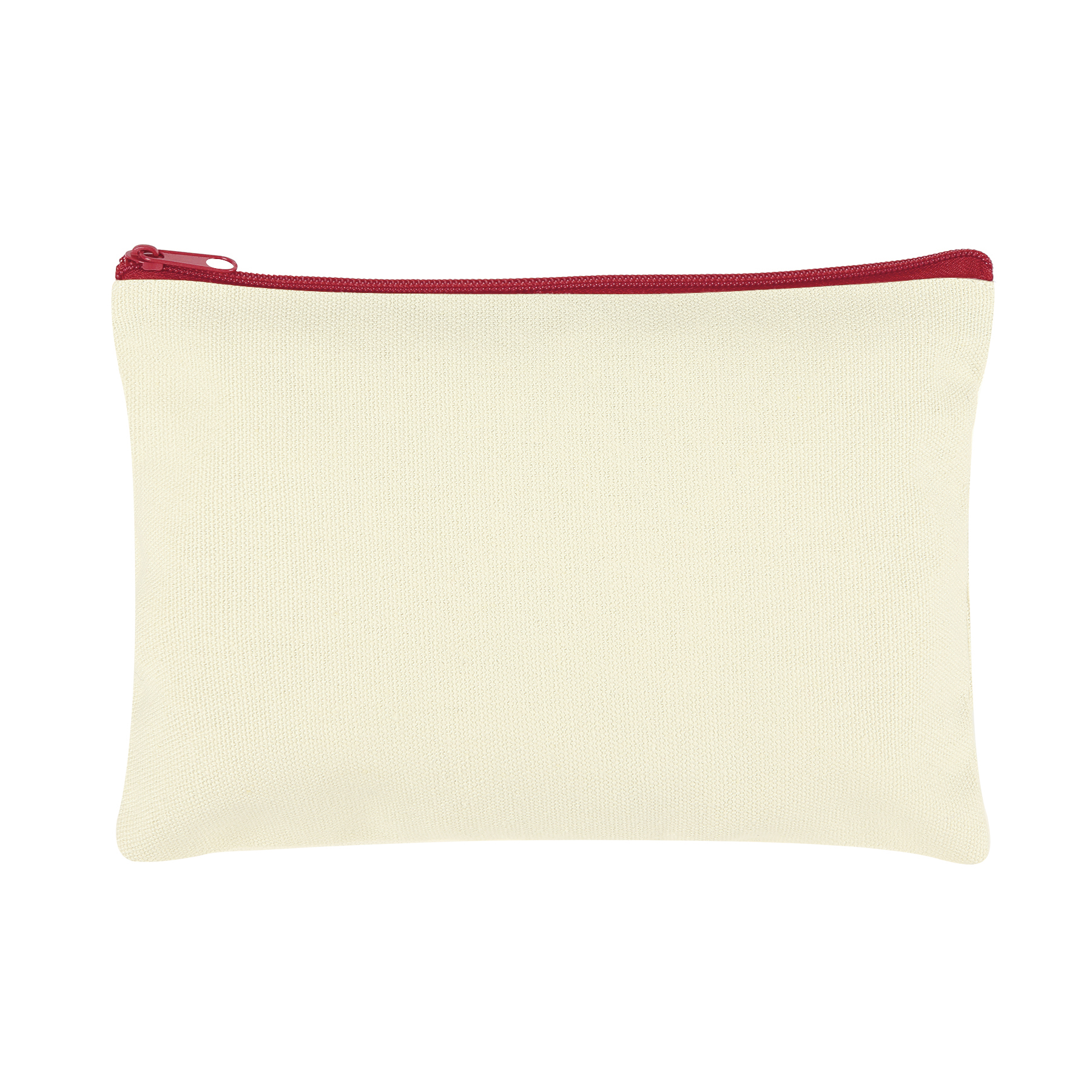 9" x 6" Cotton Canvas Zipper Pouch 26