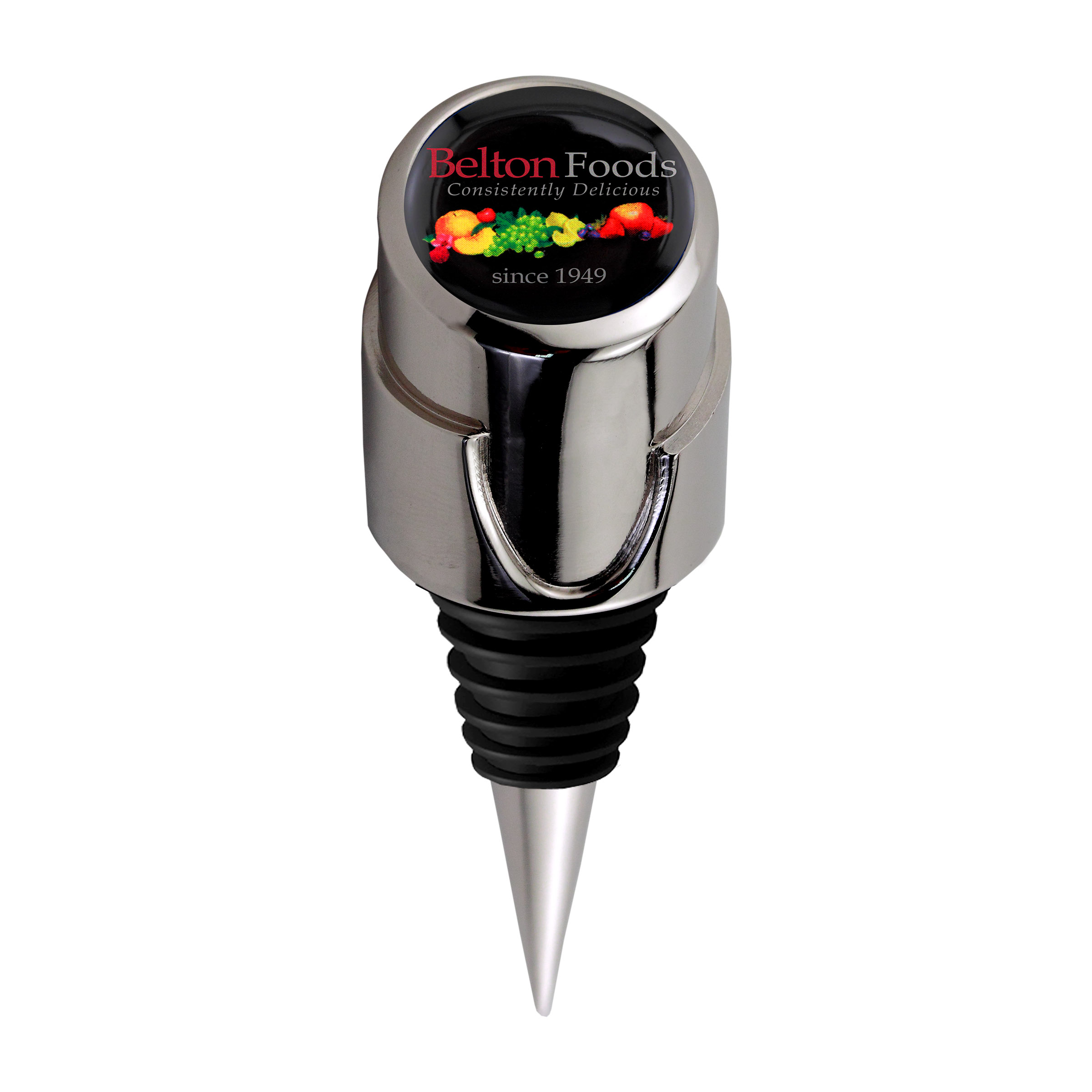 Wine Bottle Stopper - Full Color Dome 6