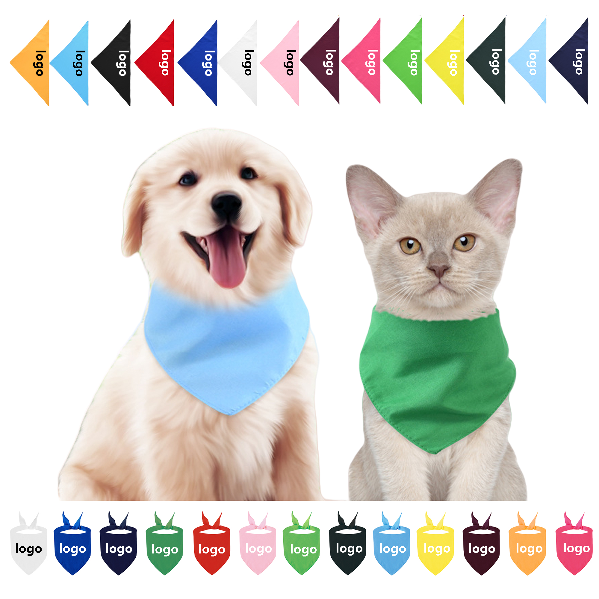 Pet Triangle Scarves MOQ100PCS 1