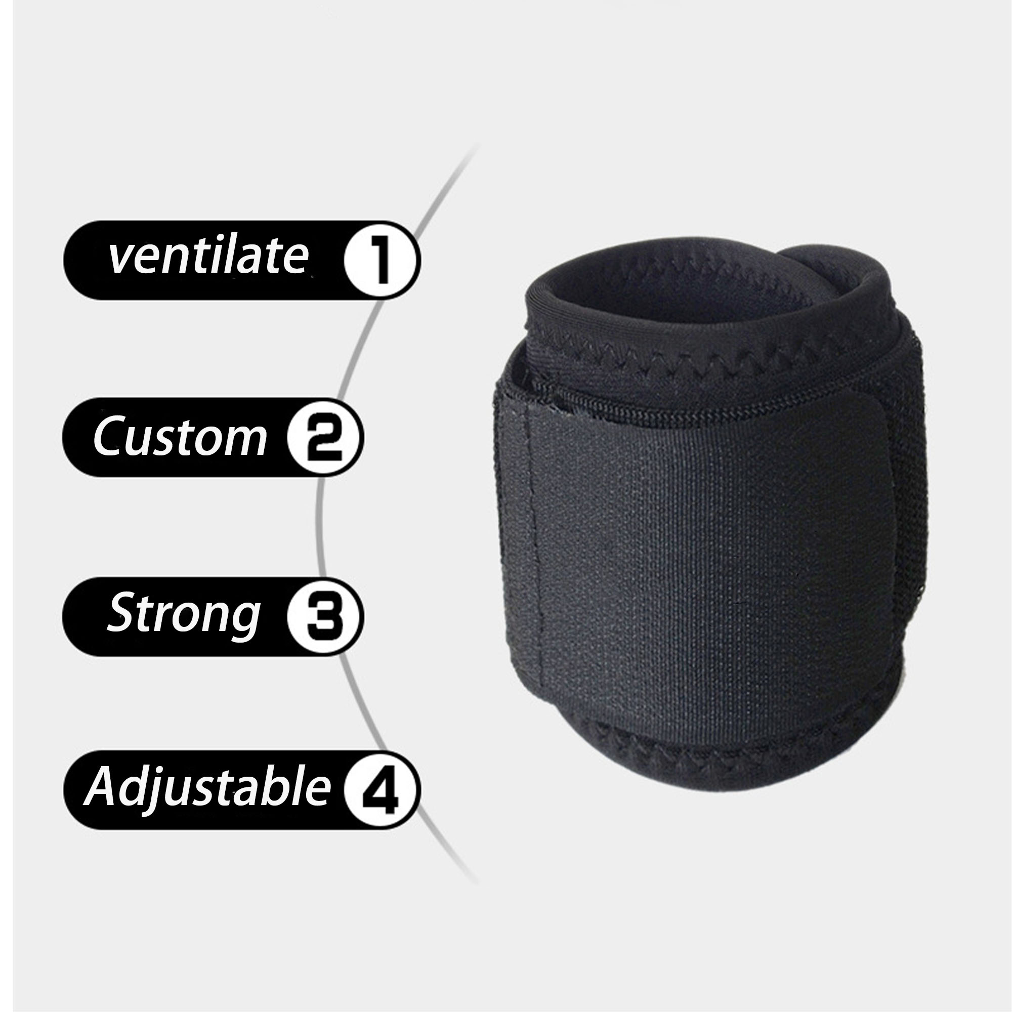 Adjustable sports wristband 2