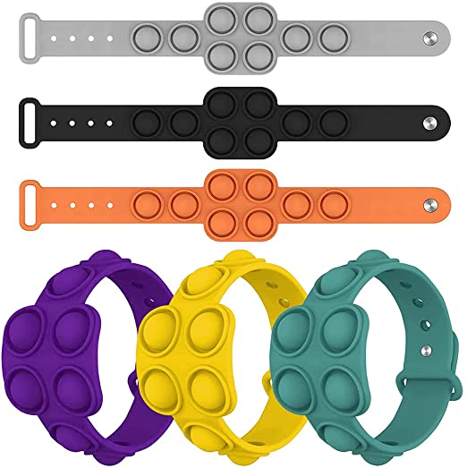 Decompression Silicone Toy Bracelet / Adjustable Buckle 8