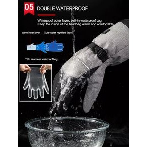 Waterproof Heated Electric Winter Gloves 2