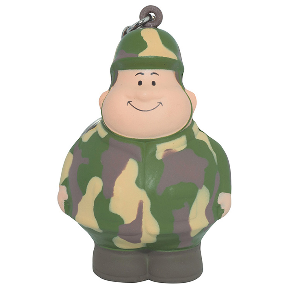 Army Bert Stress Reliever Keychain