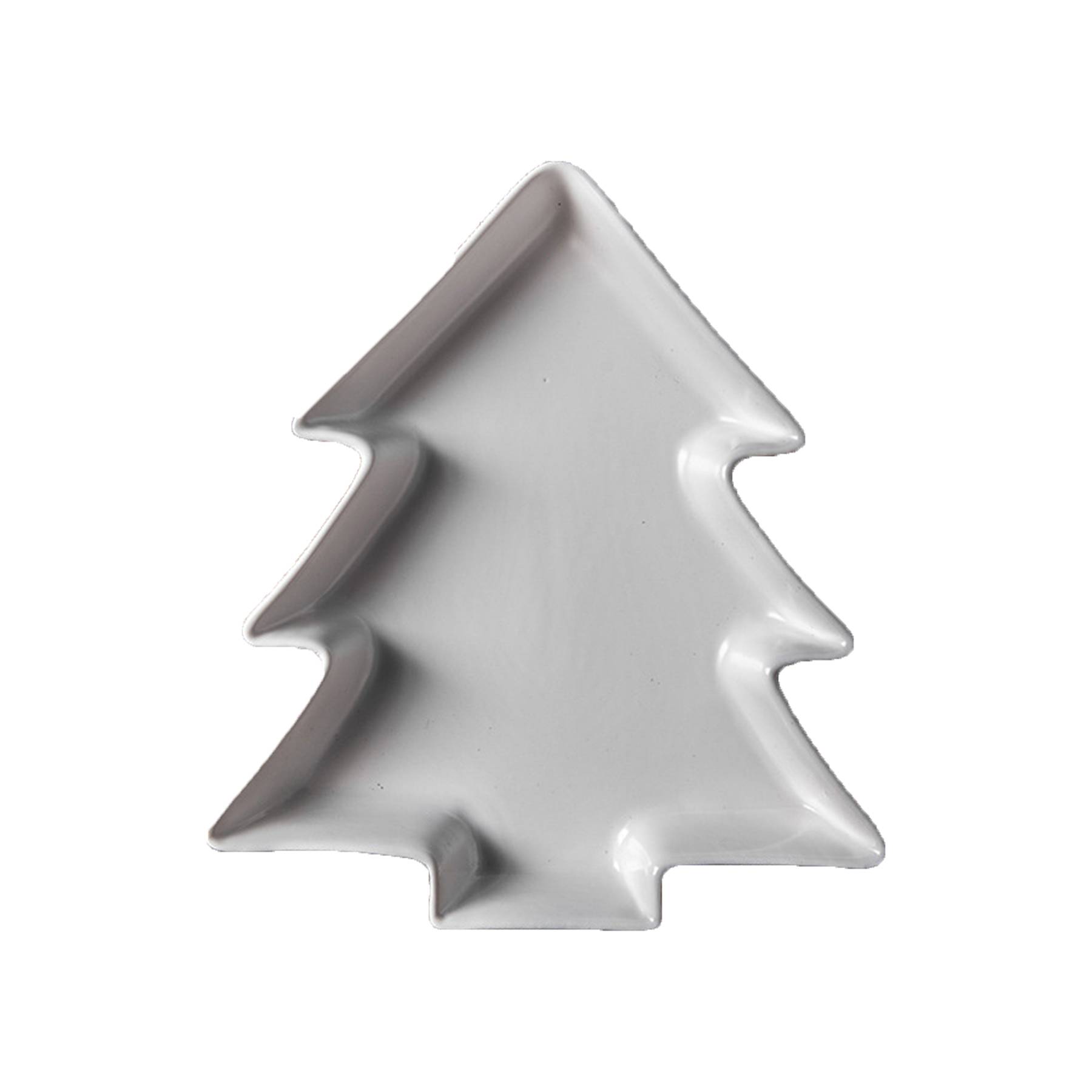 Christmas Tree Shaped Plate Ceramic Dish 19