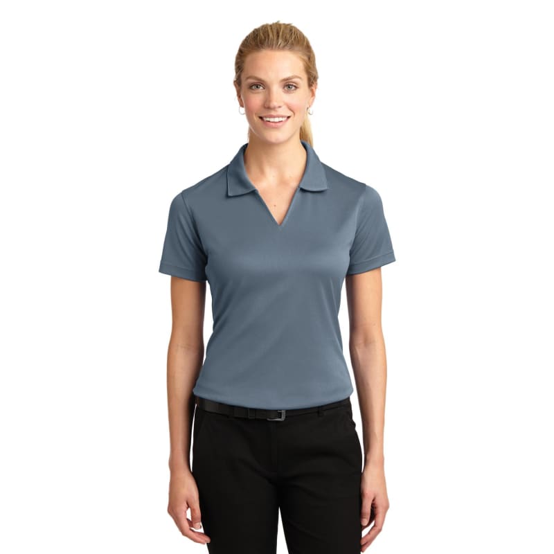 Sport-Tek Women's Dri-Mesh V-Neck Polo. 30