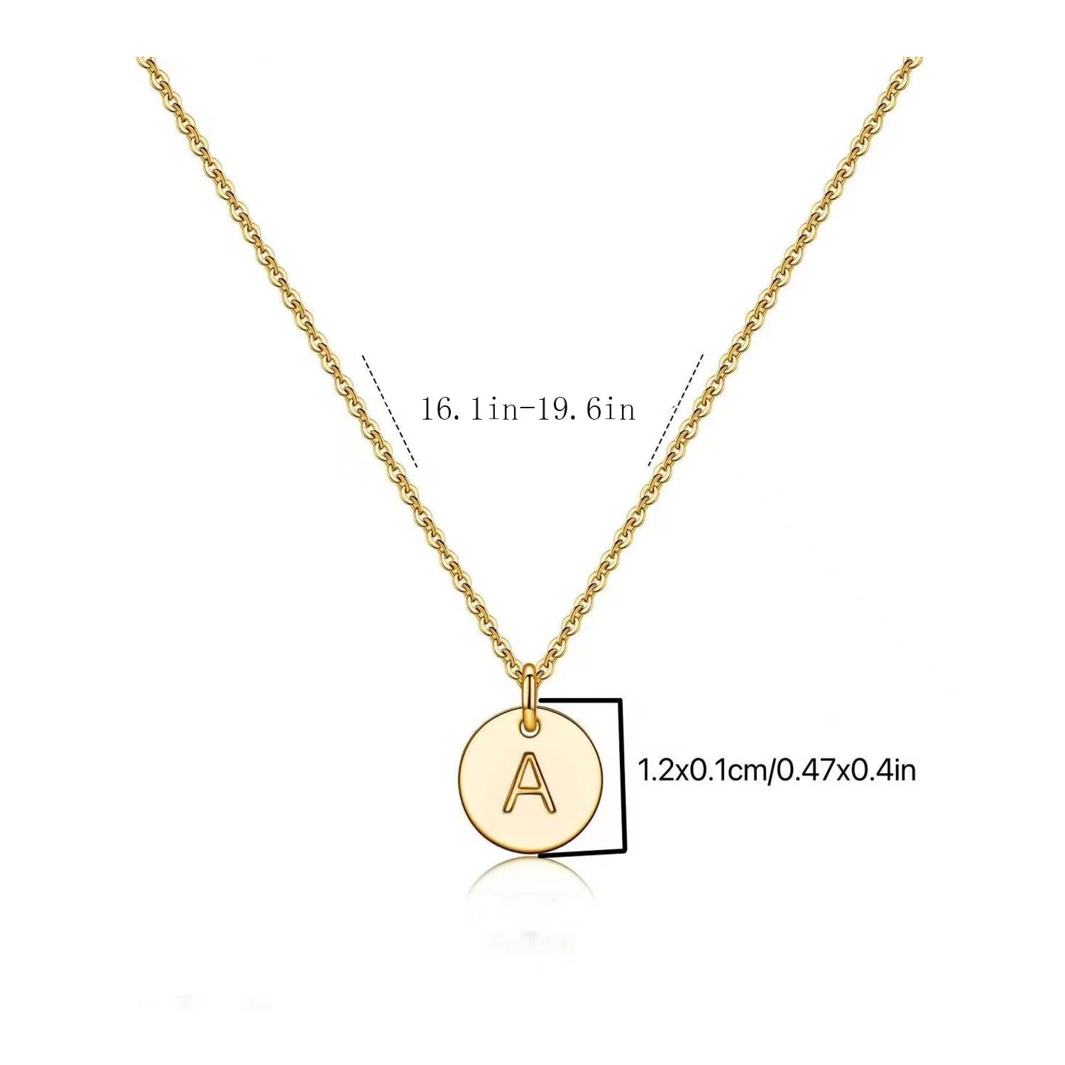 Letter Pendant Necklace 2