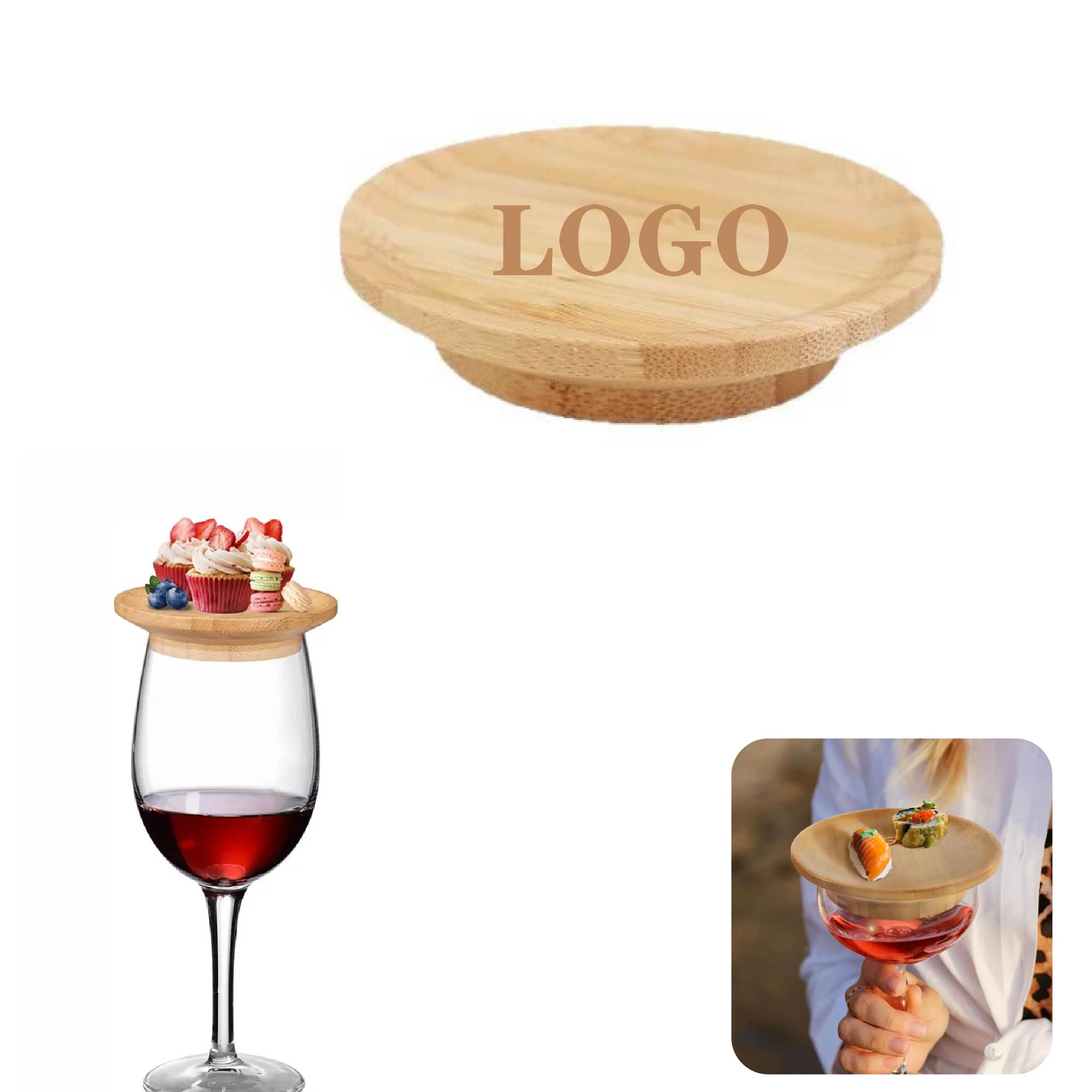 MOQ 10 pcs Bamboo Sealing Lid 3
