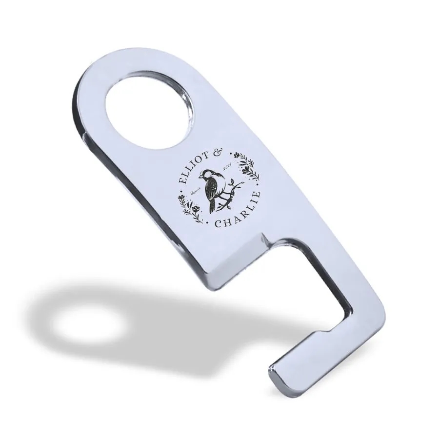 C-Shaped Bottle Opener Keychain 6