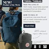 Terra Thread Fairtrade Earth 15" Computer Backpck 6