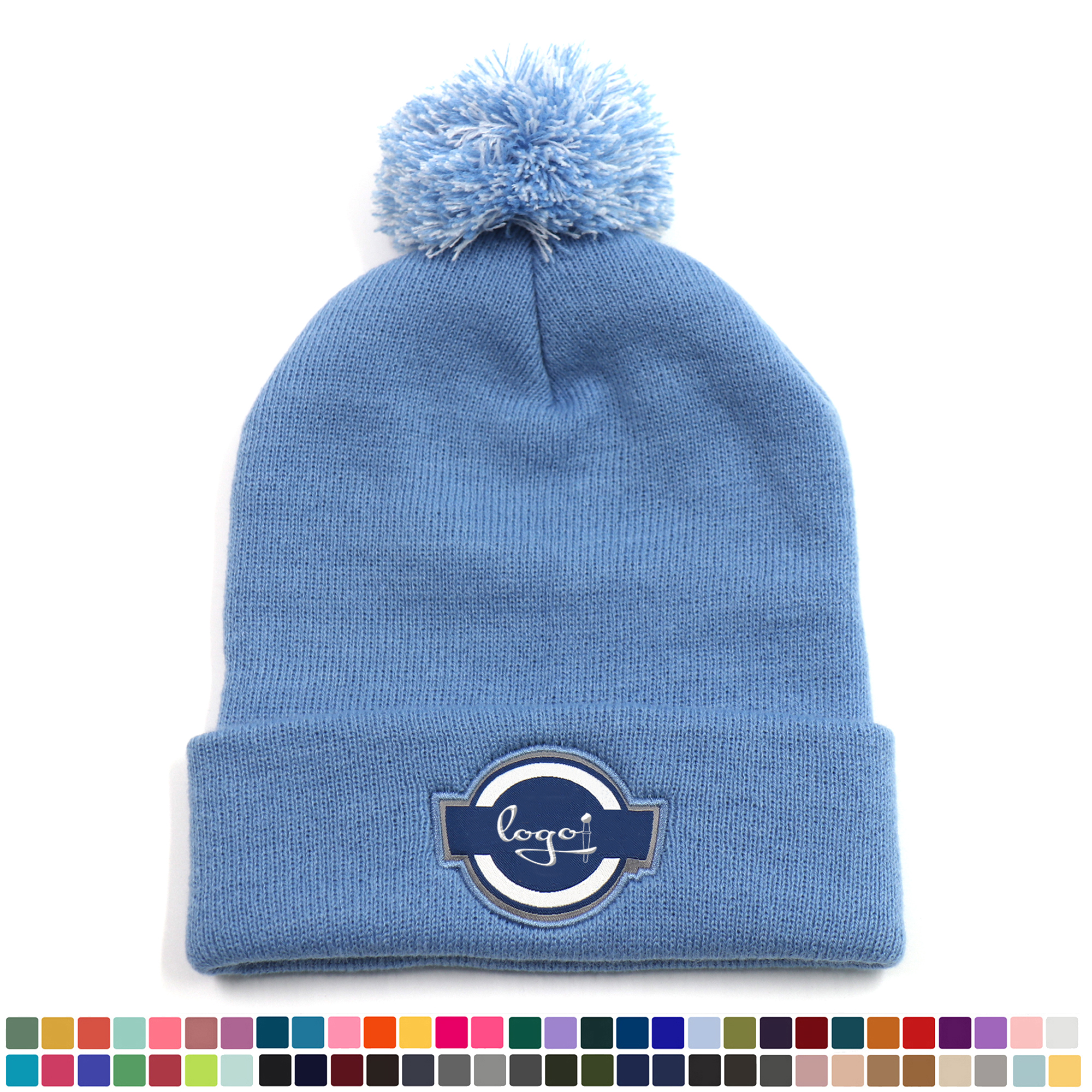 Cozy Knit Pom Winter Beanie Hat 2