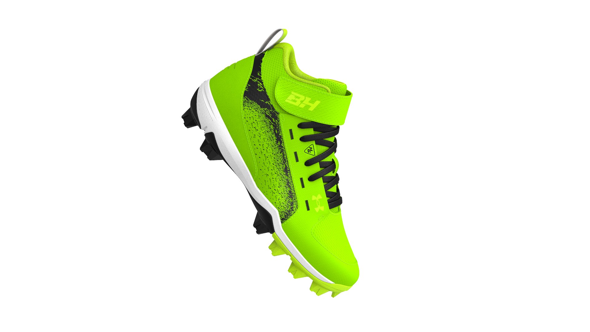 UA Harper 6 Mid RM Jr. Boys' Baseball Cleats 6