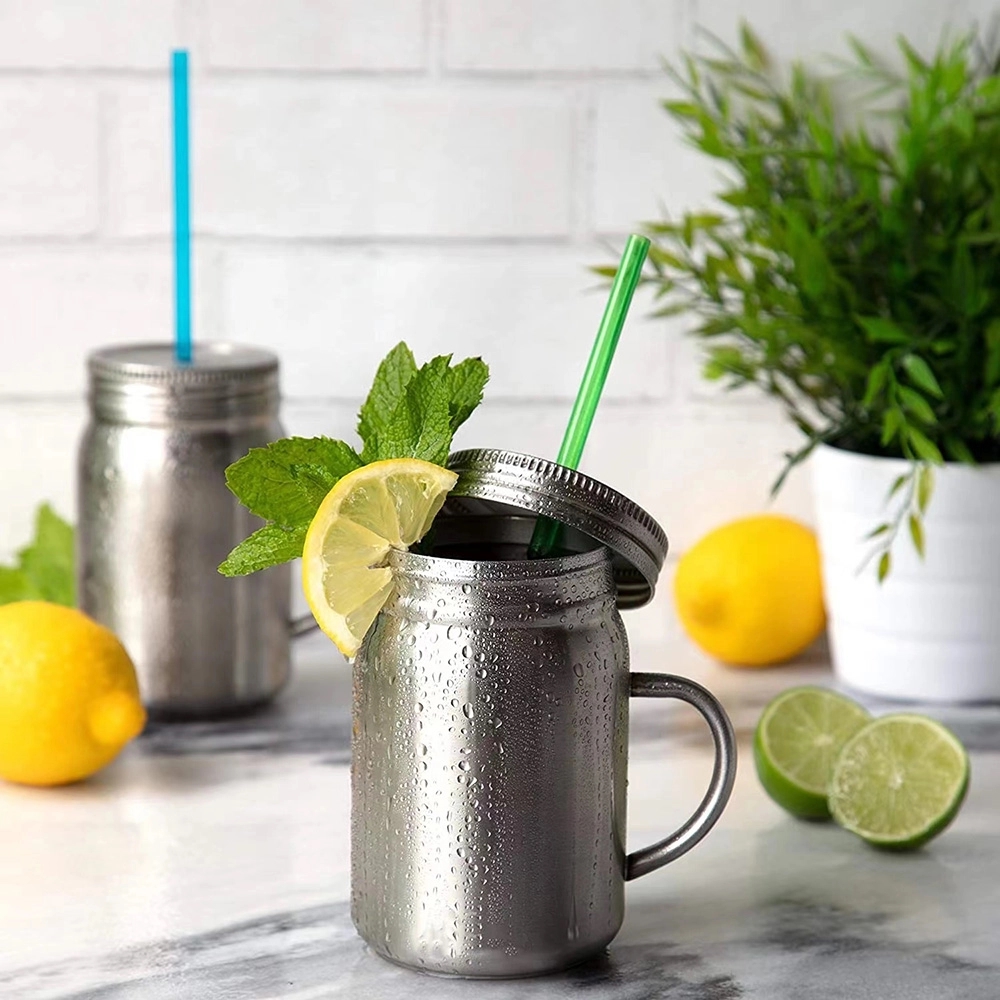 17Oz Stainless Steel Vacuum Insulated Marson Jar 4