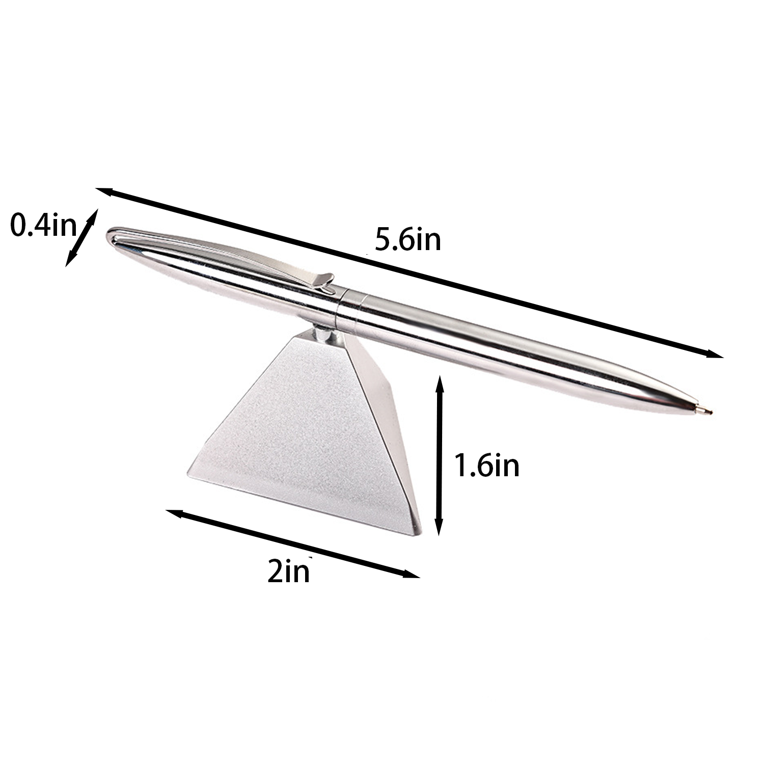 Creative magnetic levitation rotating metal ballpoint pen 1
