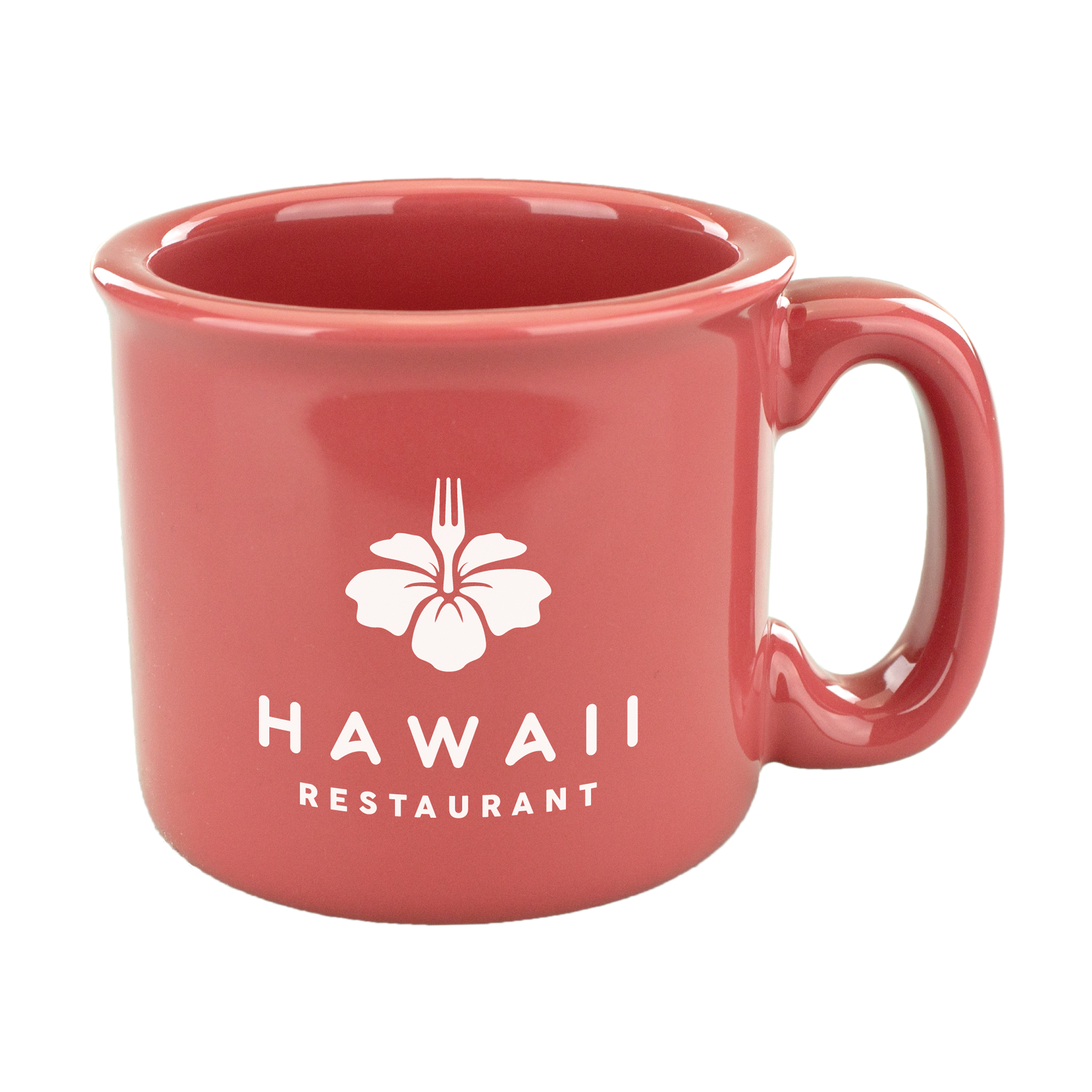15 oz Solid Coral Campfire Mug