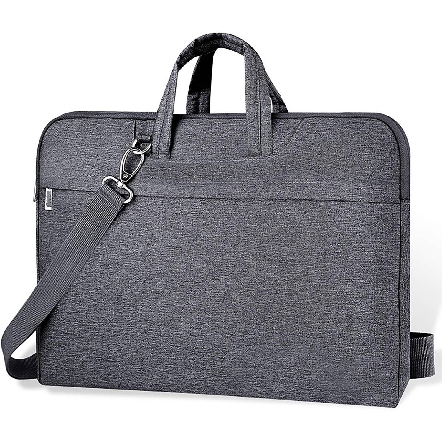 Waterproof Oxford Laptop Shoulder Bag w/ Pockets 2