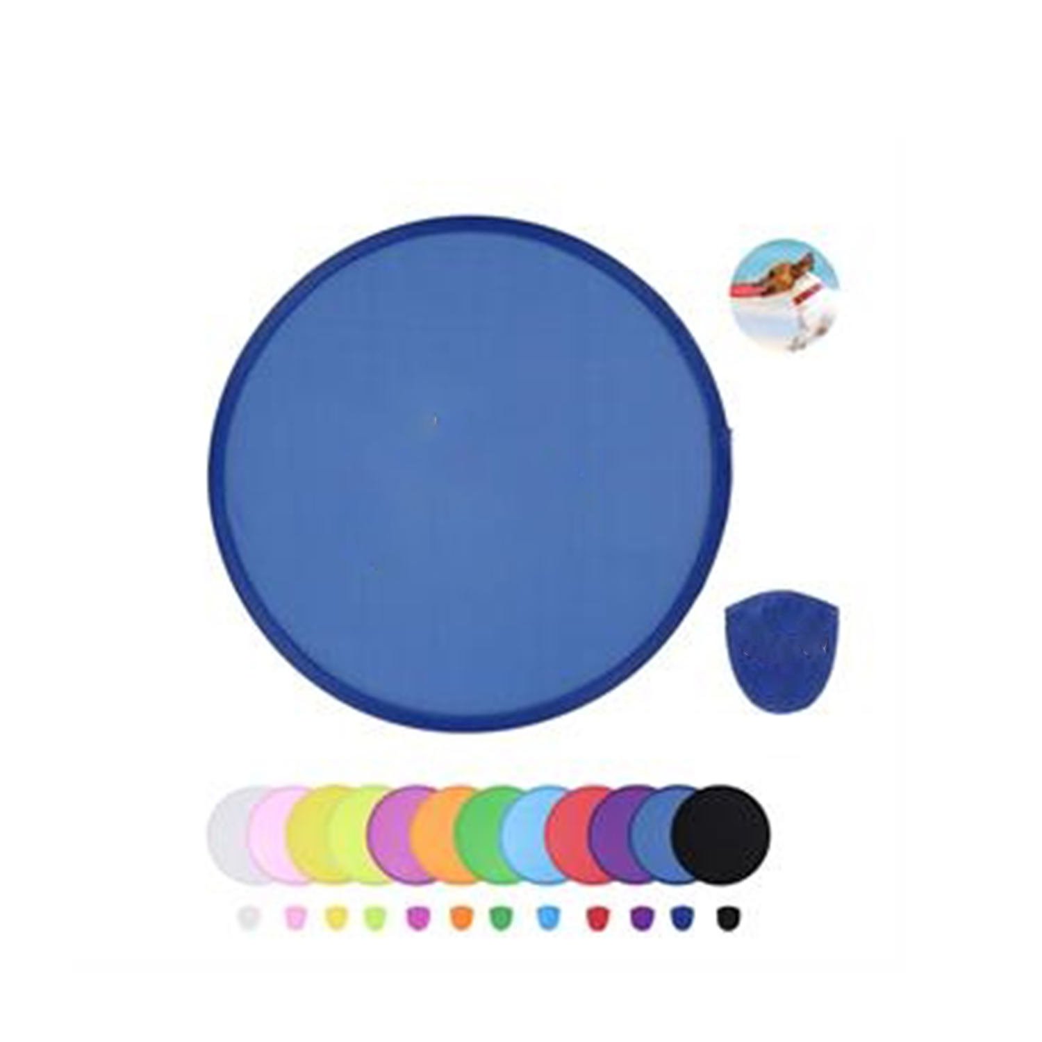 Folding Flyer Disc With Pouch 3