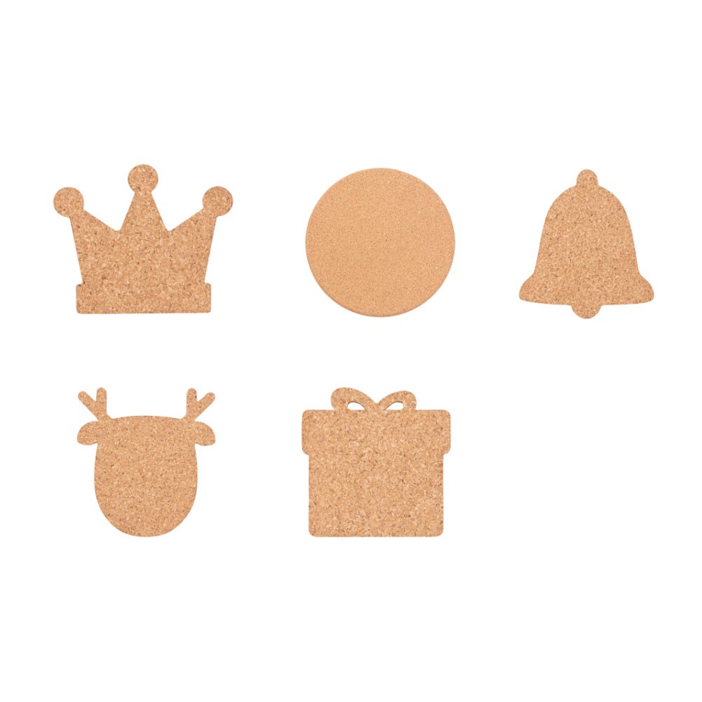 Engraving Blanks Crown Shape Cork Coaster 2