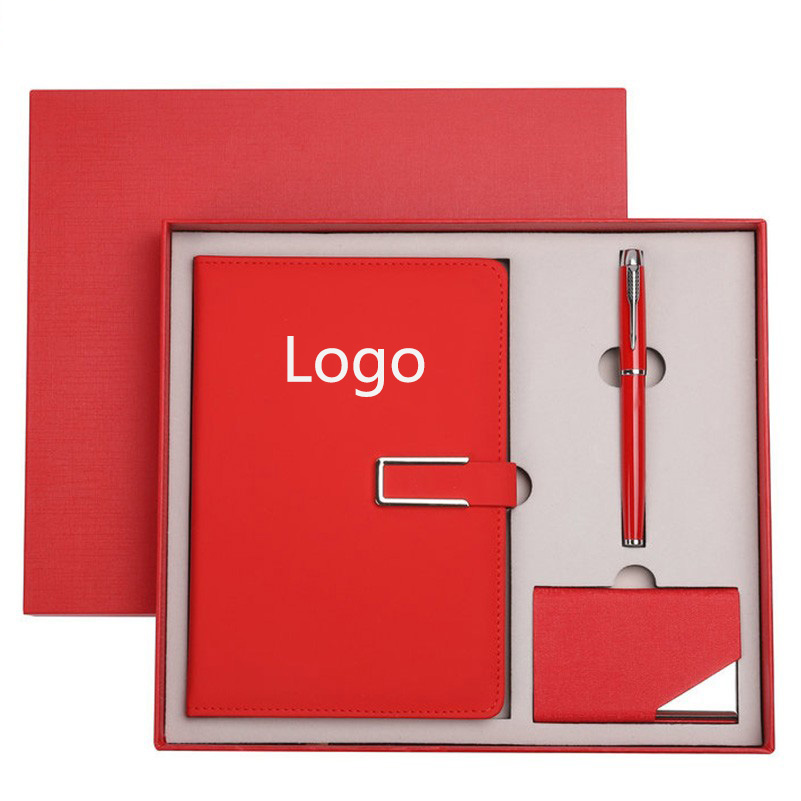 Leather Business Notebook Gift Set 7
