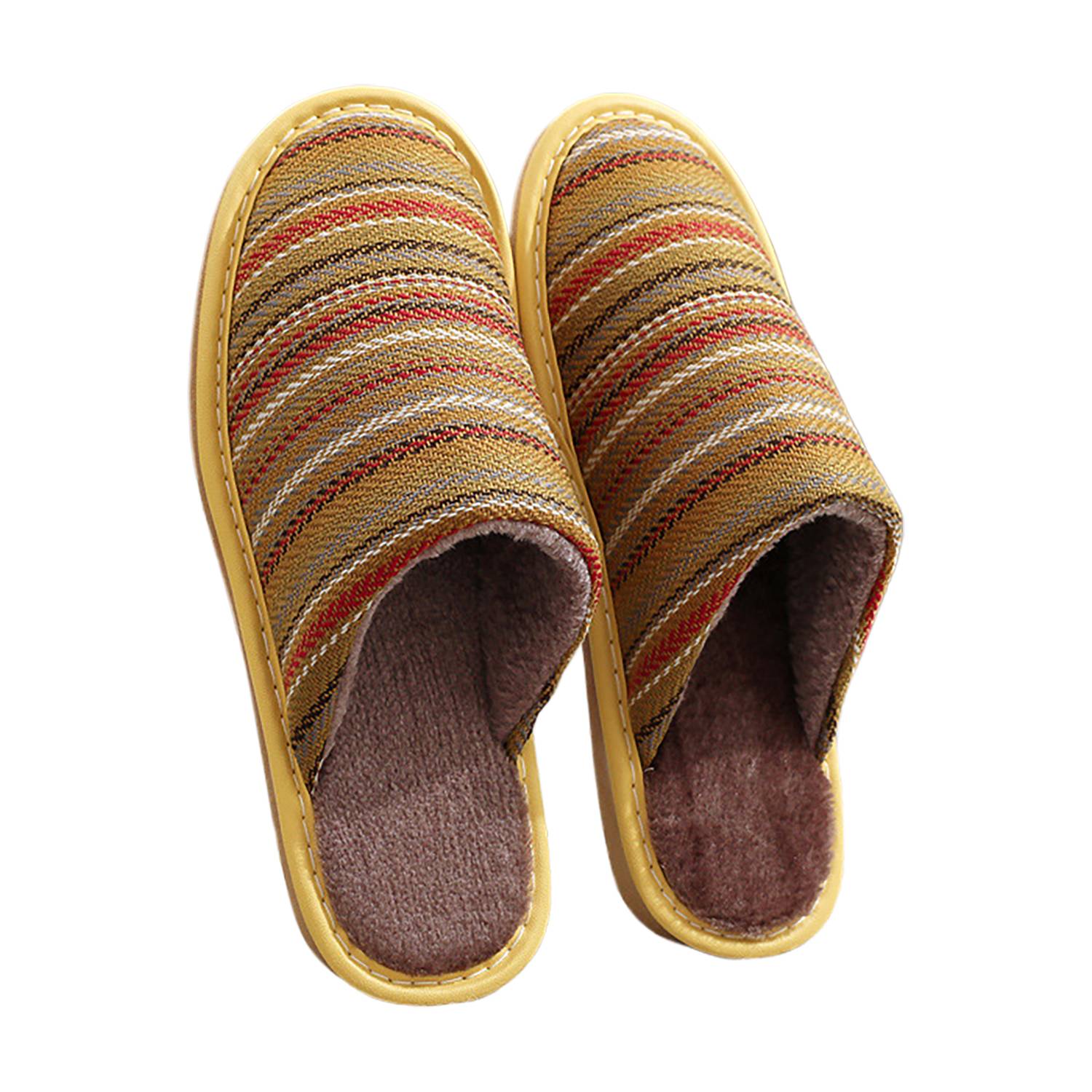 Winter Warm Thick-Soled Non-Slip Cotton Slippers 2