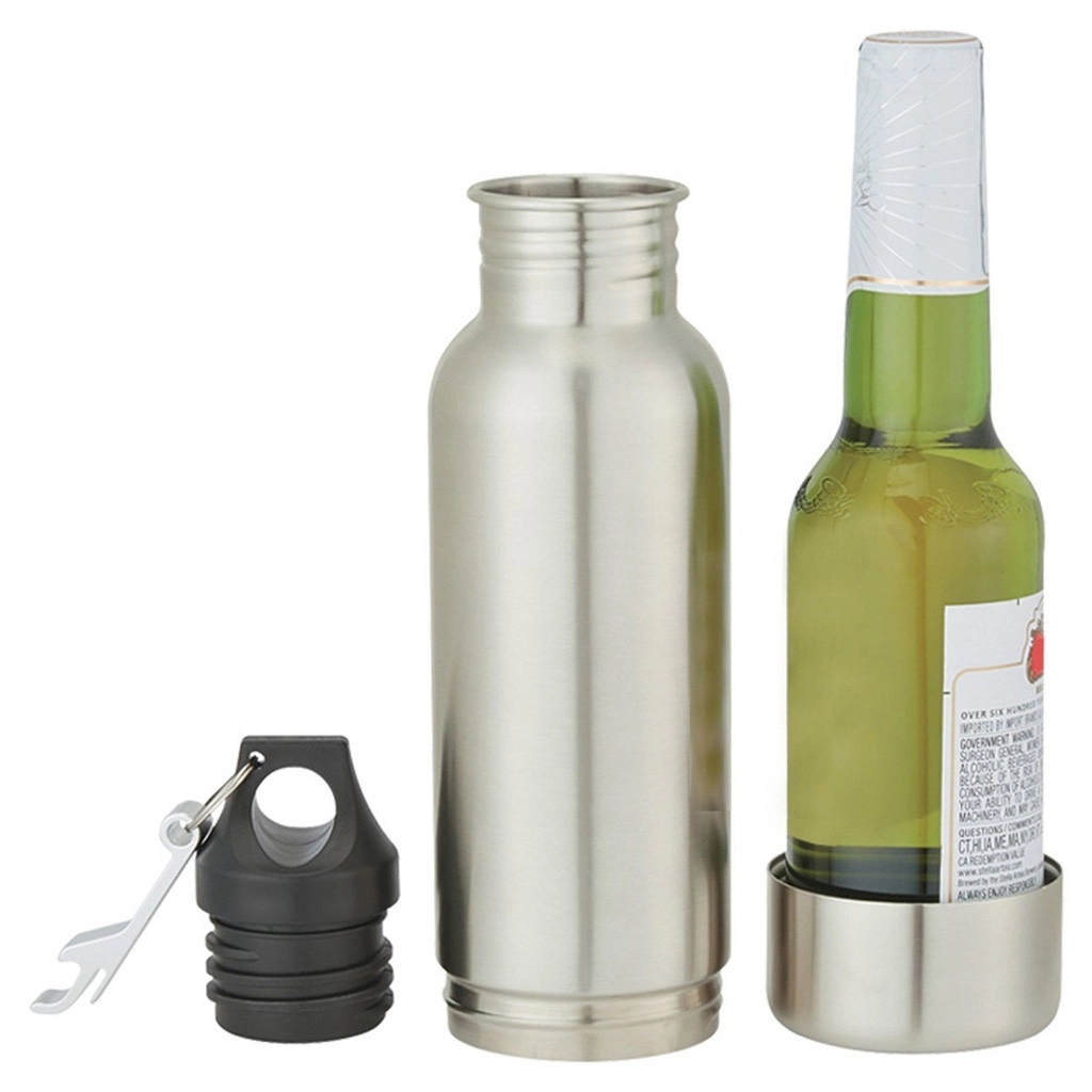 12 oz Stainless Steel Beer Bottle Insulator with Opener 8