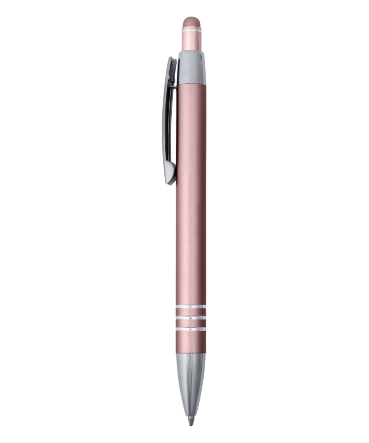 Union Printed - Plato Stylus Metallic Click Metal Pen 3