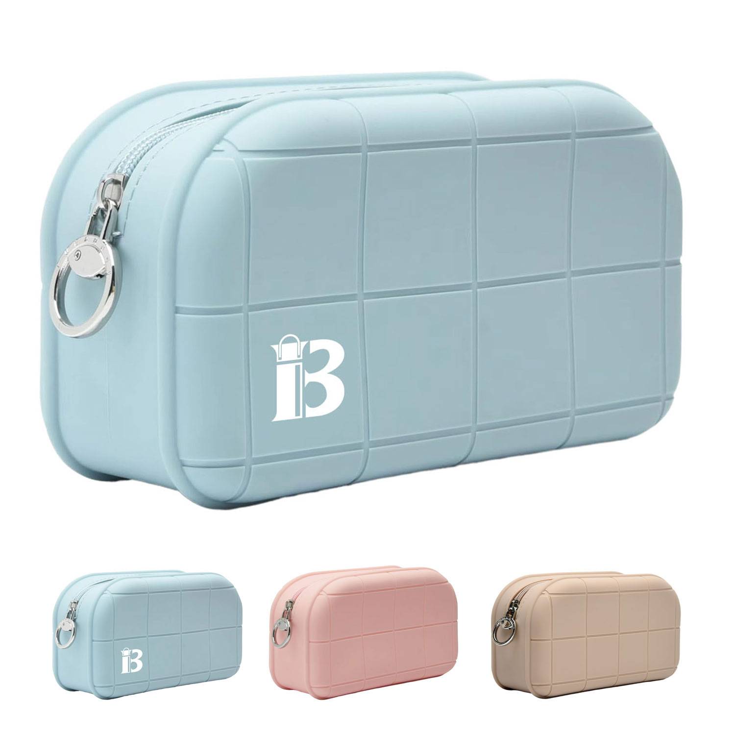 Waterproof Silicone Makeup Bag w/ Zipper
