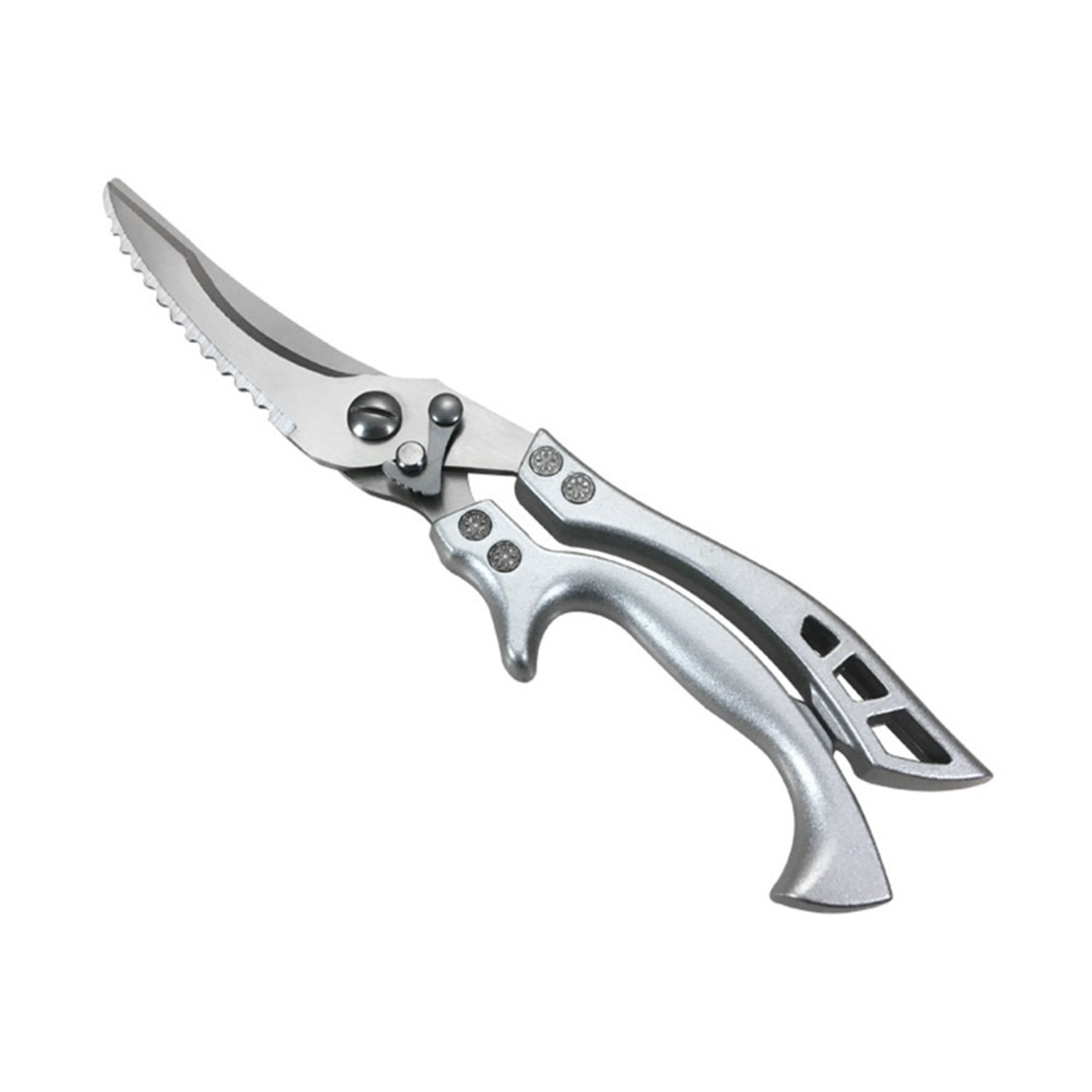 Aluminum Handle Kitchen Stainless Steel Scissors 3