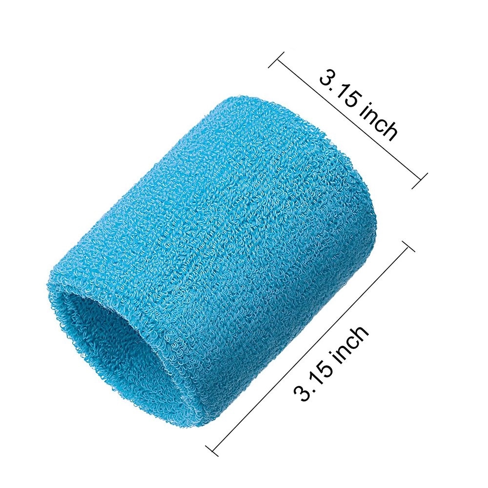 Athletic Cotton Wristbands with Embroidery 6