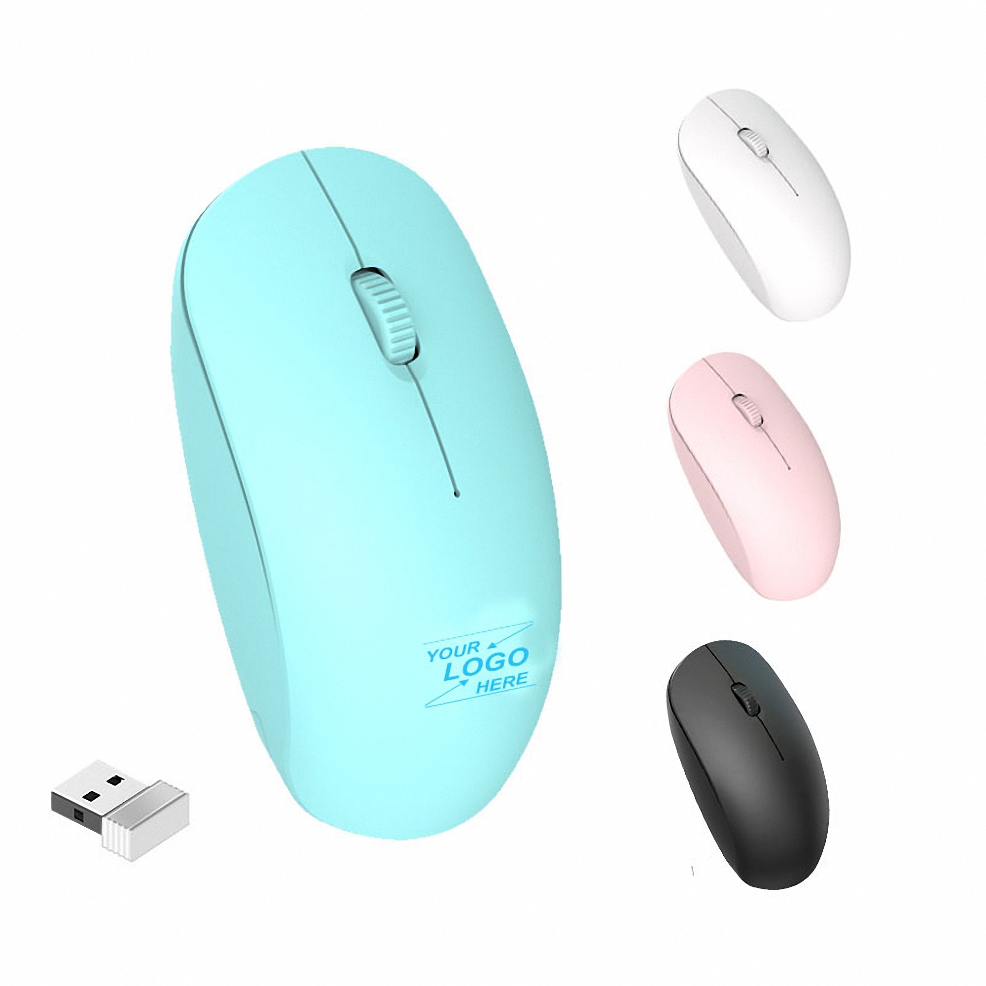 Wireless 2.4G Silent Office Mouse for Desktop and Laptop