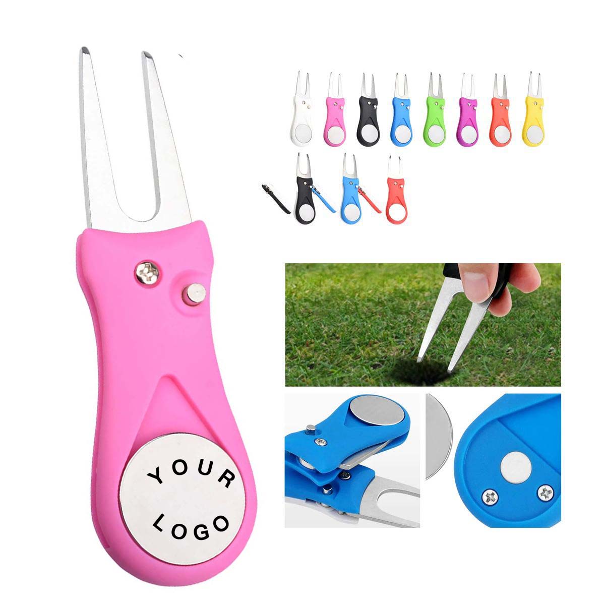 Durable Golf Divot Tool with Marker and Clip 7