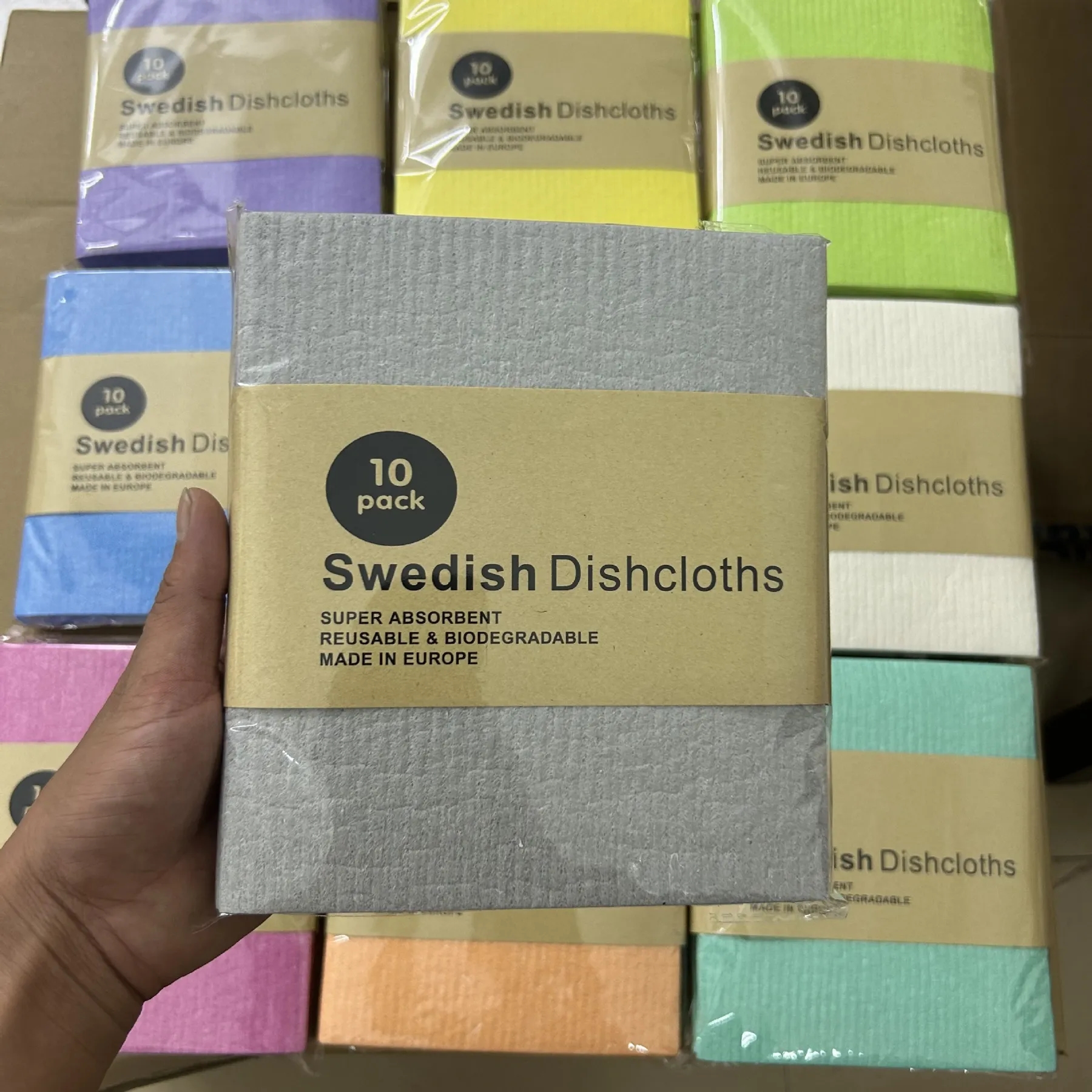 Solid Color Degradable Napkins Cloth 14