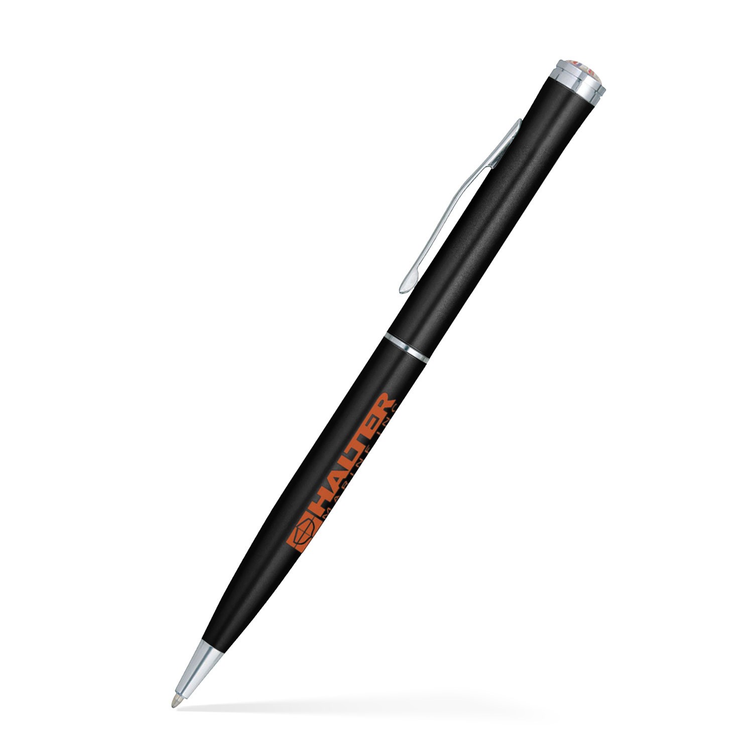 Aluminum Ballpoint Twist Metal Pen w/ Epoxy Dome Accent 13