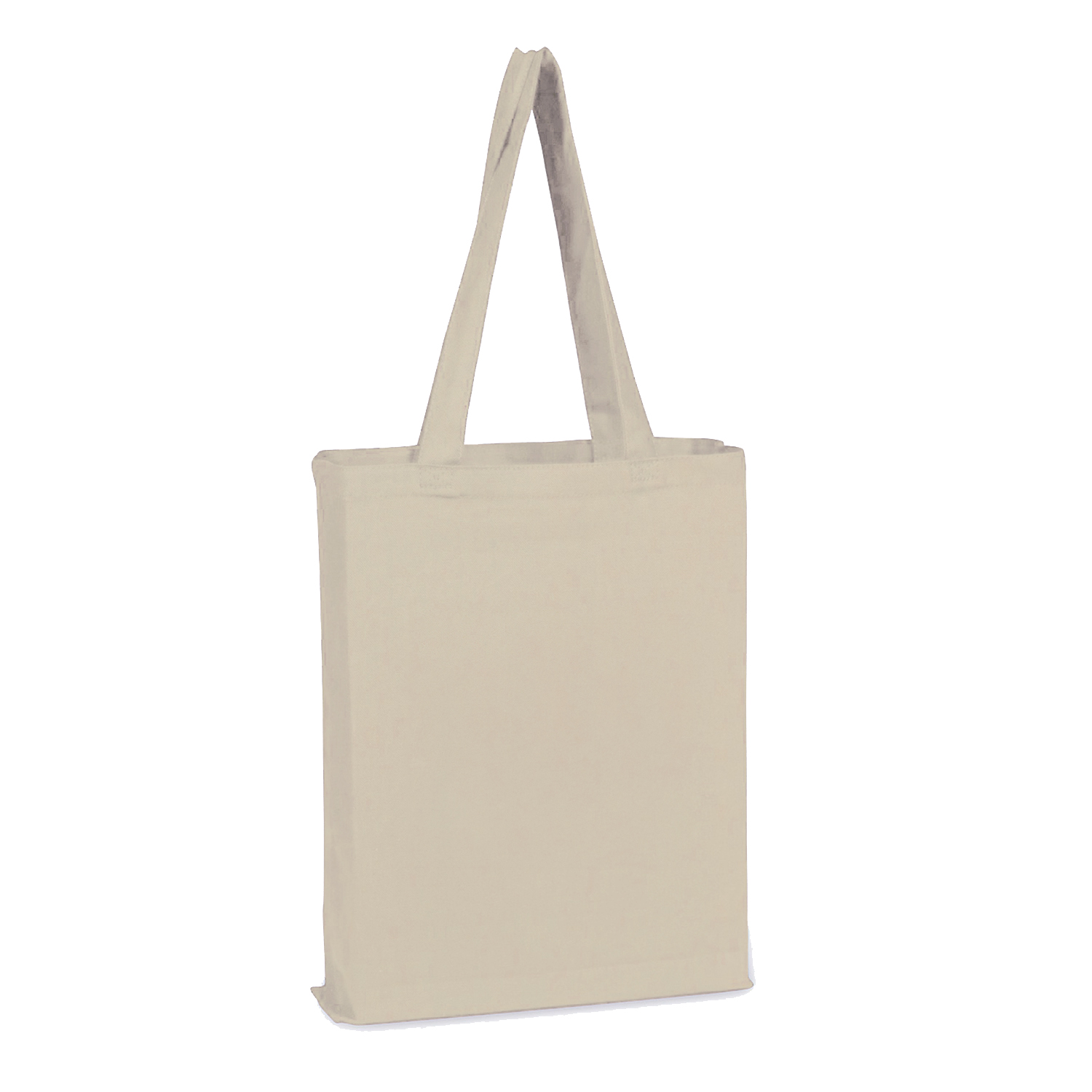 Canvas Tote Bag w/ Matching Fabric Handles, custom tote bag with logo imprint 4
