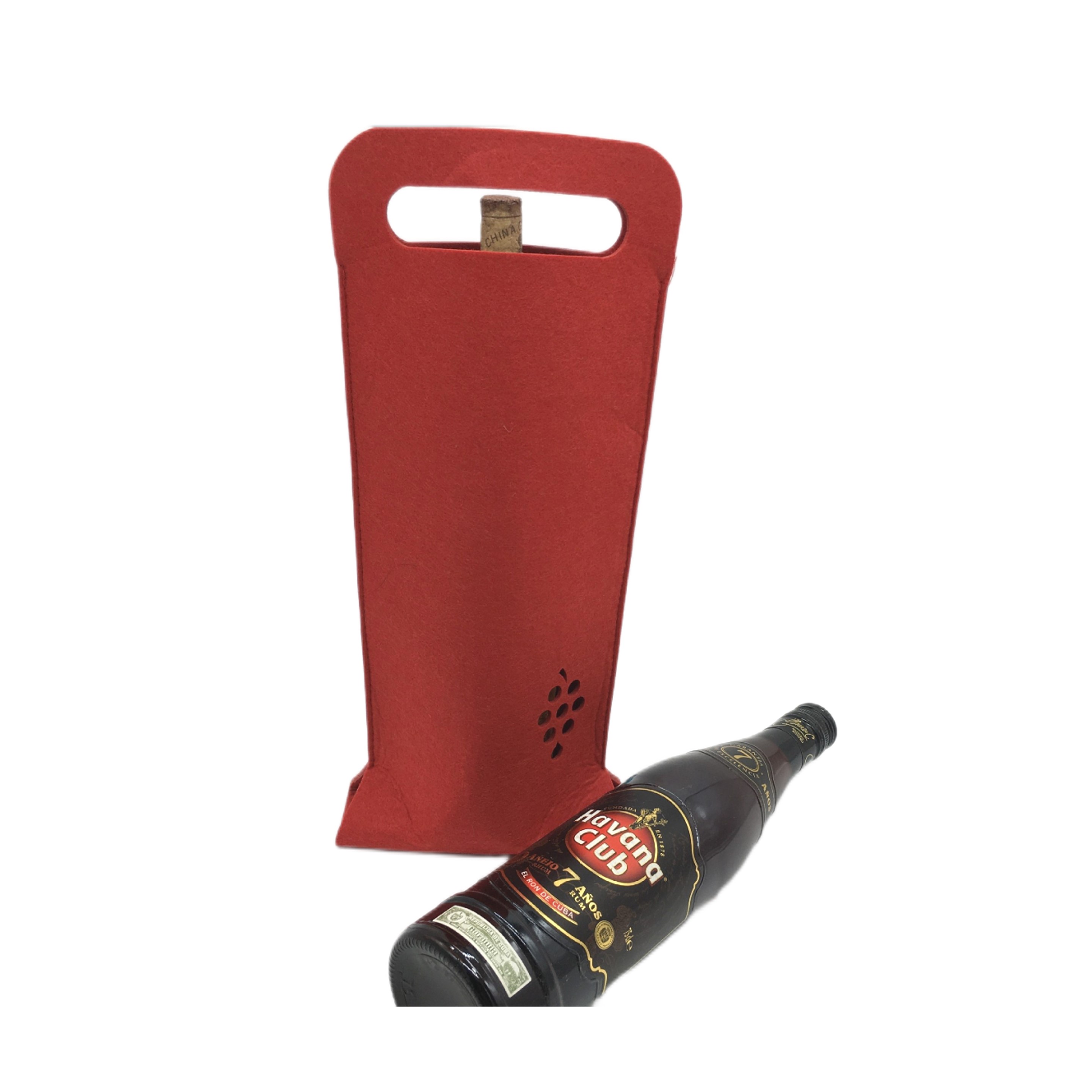 Felt Wine Tote Single Bottle (direct import) 3