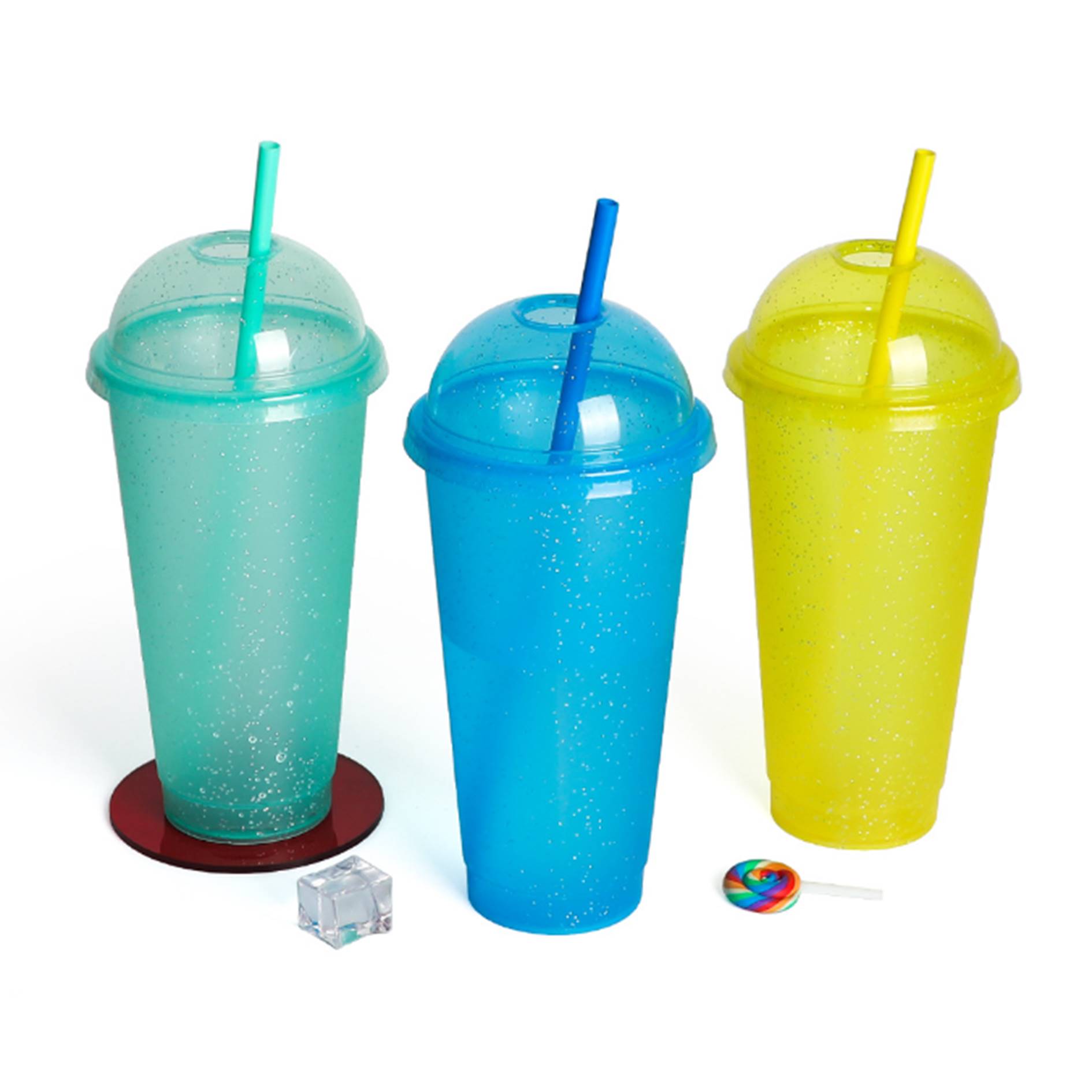 27 Oz. Color Changing Straw Cup w/Dome Lid 2