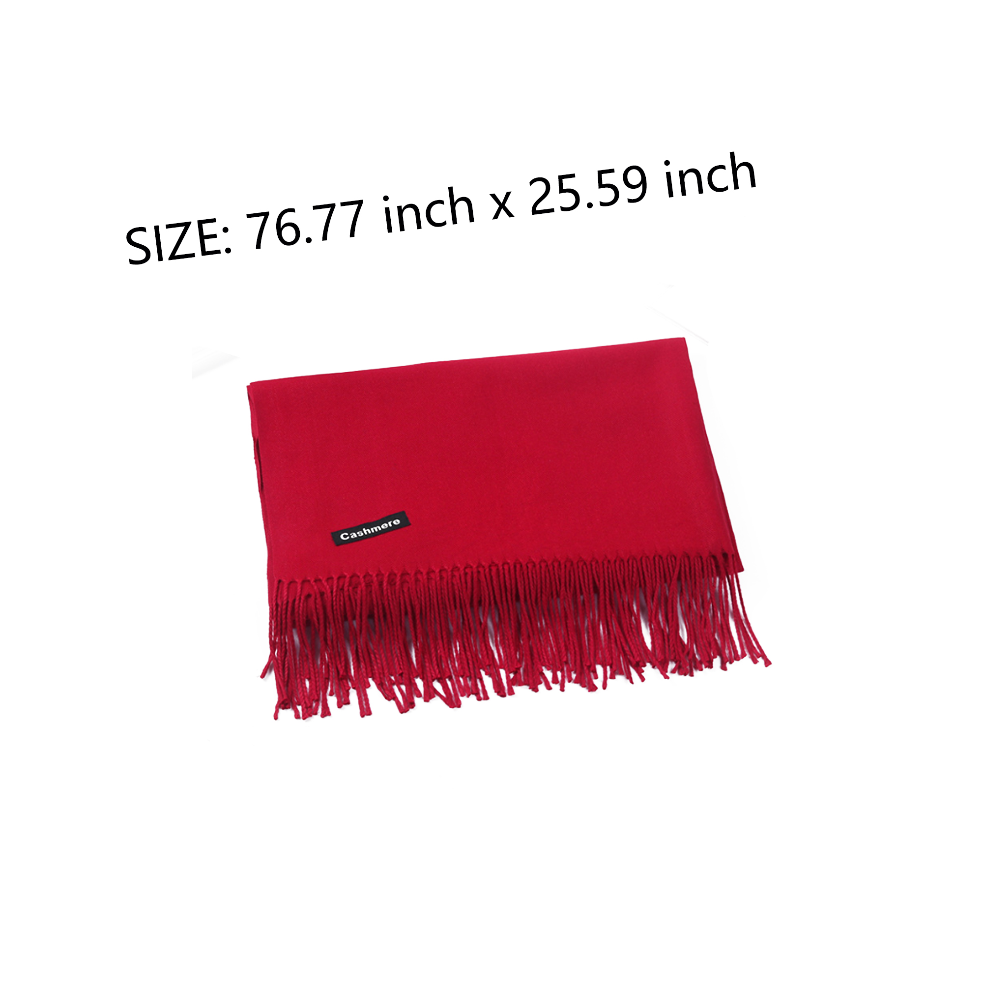 MOQ 100 Pcs Winter Imitation Cashmere Scarf 2